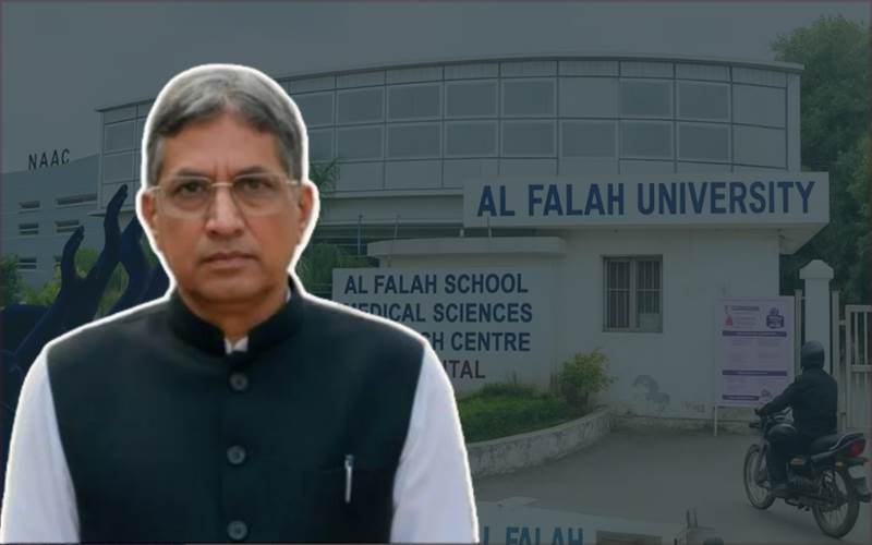 الفلاح یونیورسٹی کےچیئرمین کی مشکلات میں اضافہ ، منی لانڈرنگ کیس میں ای ڈی نے کسا شکنجہ